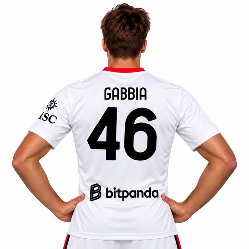 Maglia bianca gabbia milan - bianca,