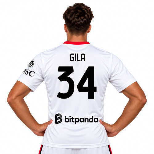 Maglia bianca gila - maglia, milan