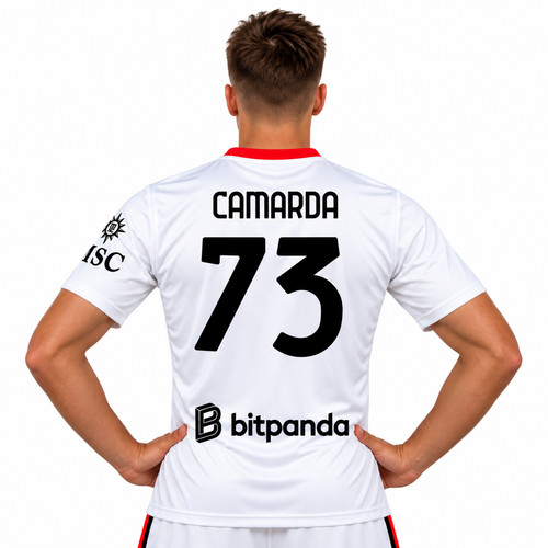 Maglia bianca camarda milan - bianca,