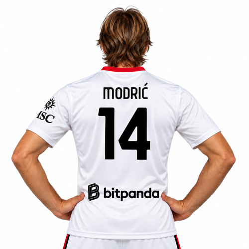 Maglia bianca modric milan - maglia,