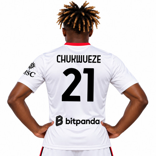 Maglia bianca chukwueze - maglia,
